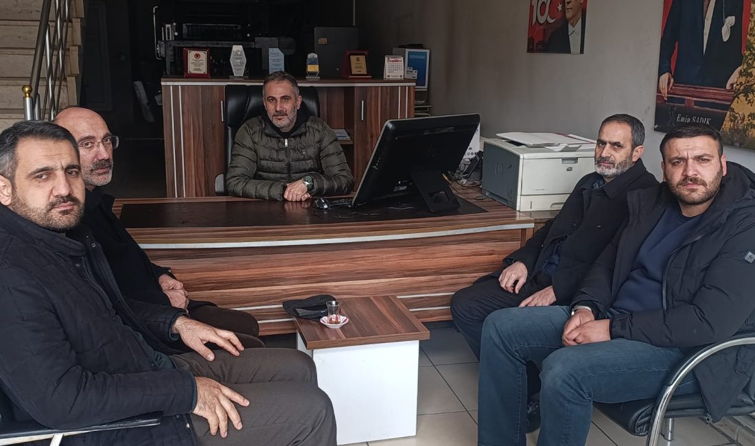 HÜDA-PAR Siirt İl Başkanı Abdulhakim Tekin, parti heyetiyle birlikte, geçtiğimiz